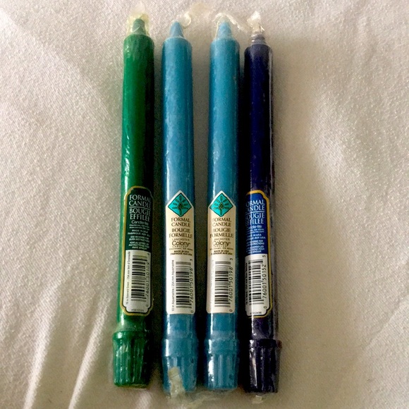 🔻NWT🔻Set of 4 Formal 10” Unscented Candles - Picture 2 of 5